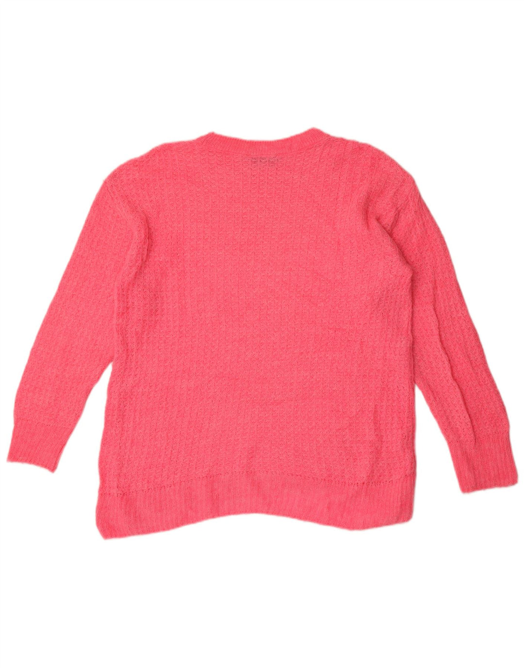 Maglione maglione oversize con scollo a barca da donna Zara UK 10 piccolo rosa
