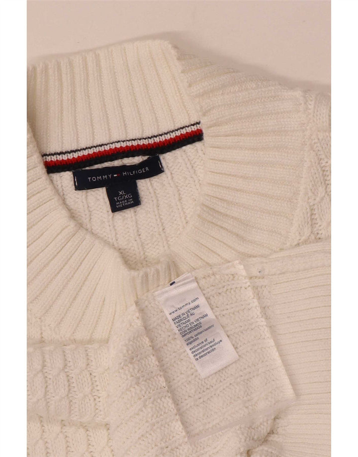 Canottiera da uomo Tommy Hilfiger Canotta XL in cotone bianco