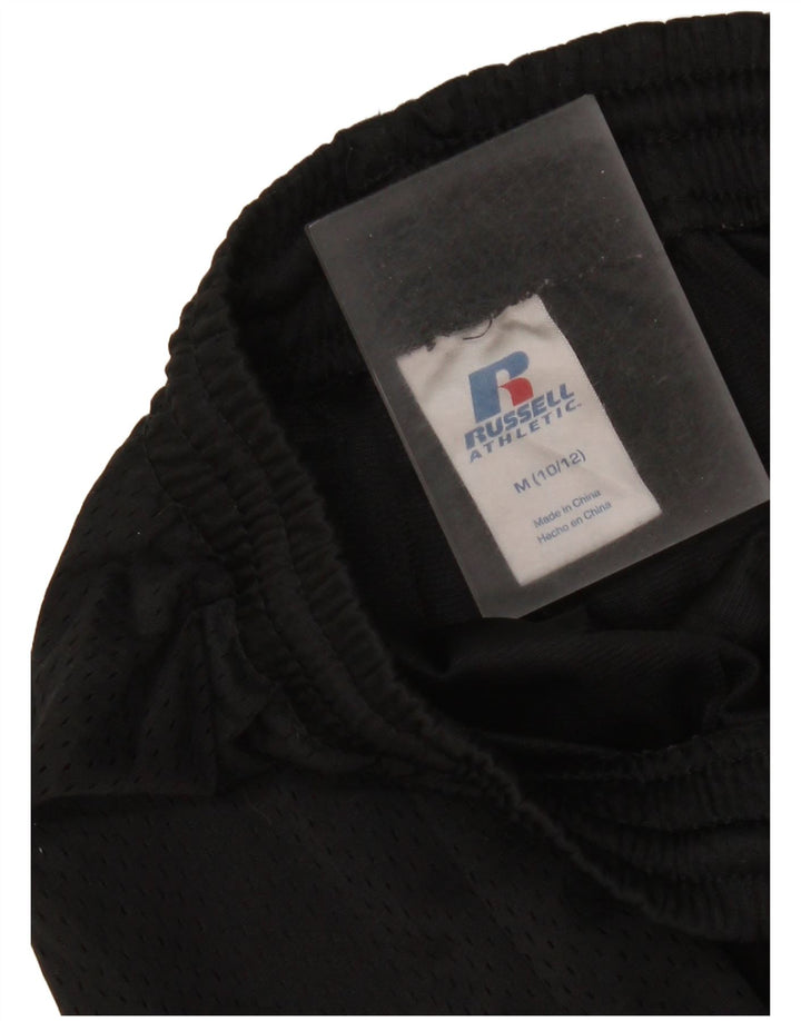 Pantaloncini sportivi da ragazzo Russell Athletic 10-11 anni poliestere nero medio