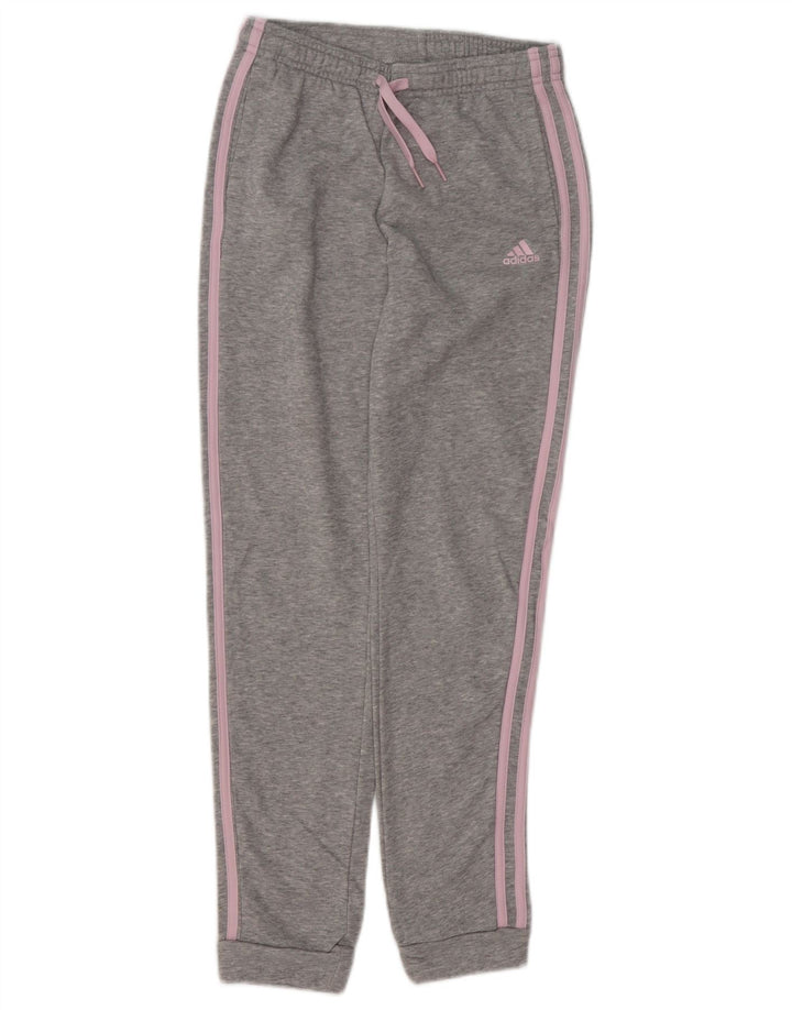 Pantaloni da tuta da donna ADIDAS Joggers UK 8 piccoli in cotone grigio