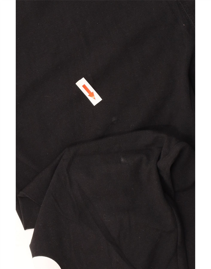 Leggings grafici raccolti da donna UMBRO UK 12 cotone nero medio