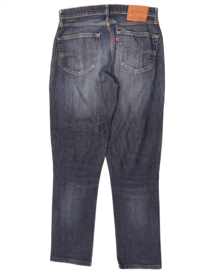 Levi's Uomo 511 Slim Jeans W30 L32 Blu Navy Cotone