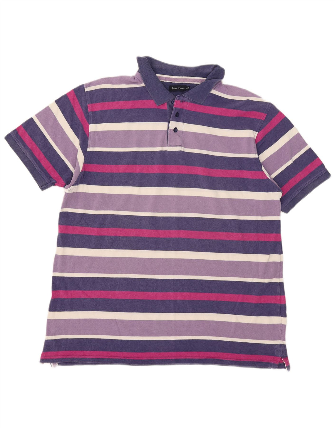 Polo da uomo James Pringle 2XL a righe viola