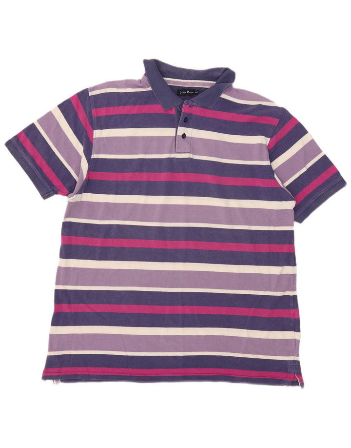Polo da uomo James Pringle 2XL a righe viola