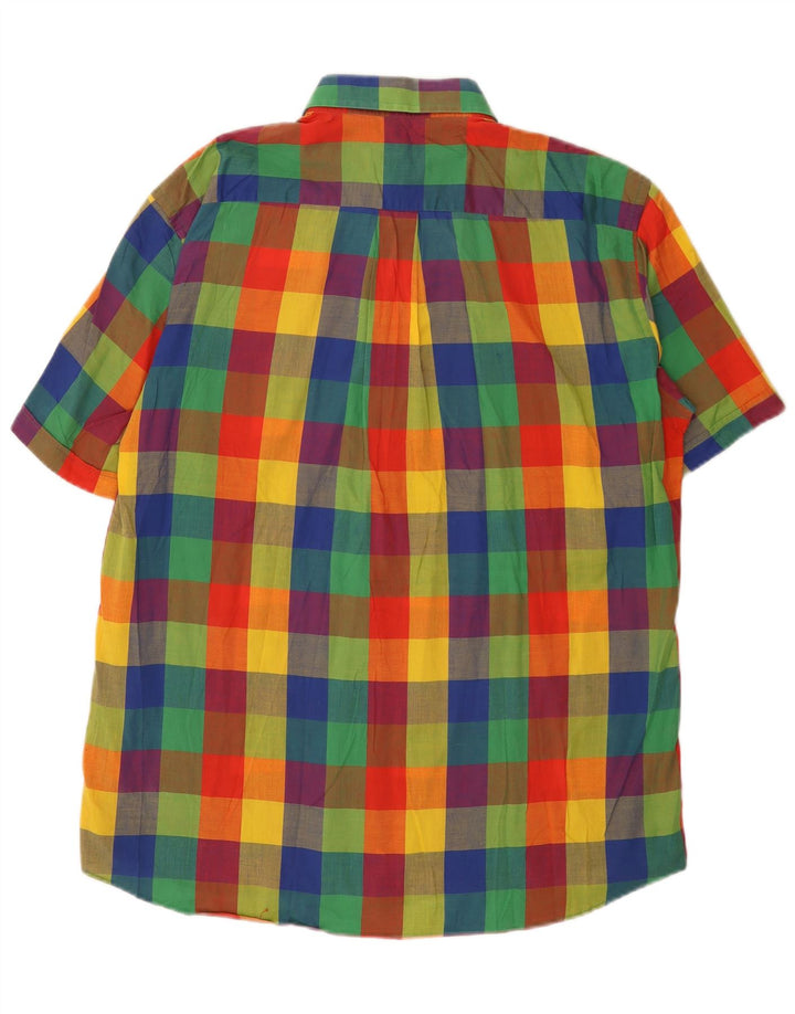 Camicia chemise da uomo Ungaro taglia 41 16 grande quadretto multicolore