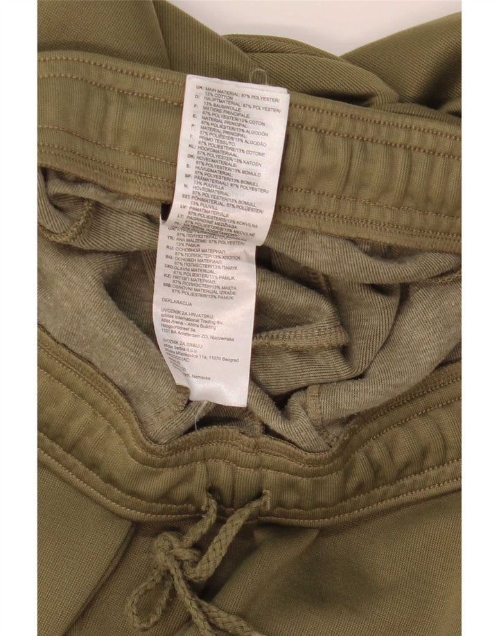 Pantaloni da tuta da uomo Adidas Joggers medio poliestere kaki