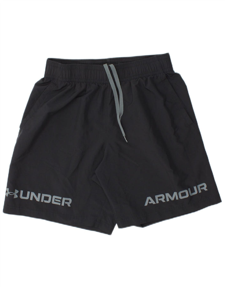 Pantaloncini sportivi grafici da uomo UNDER ARMOUR grandi neri