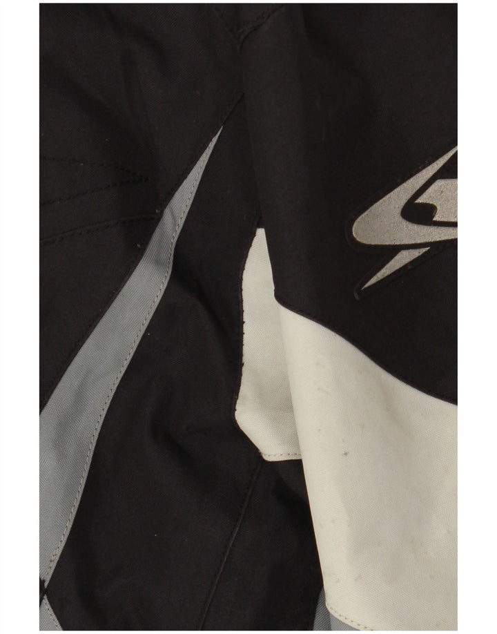 Spyke Bomber grafico da uomo UK 40 Large Black Colourblock Biker