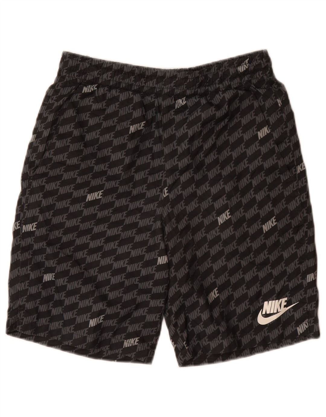 Pantaloncini da bagno Nike Graphic da ragazzo 12-13 anni, grande, in poliestere grigio