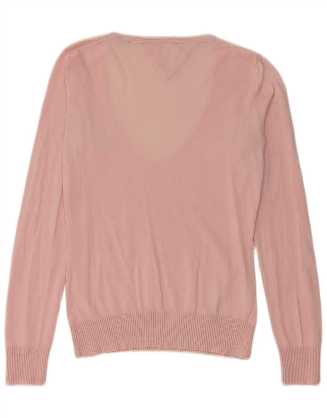 Maglione maglione con scollo a V da donna Tommy Hilfiger UK 12 Rosa medio