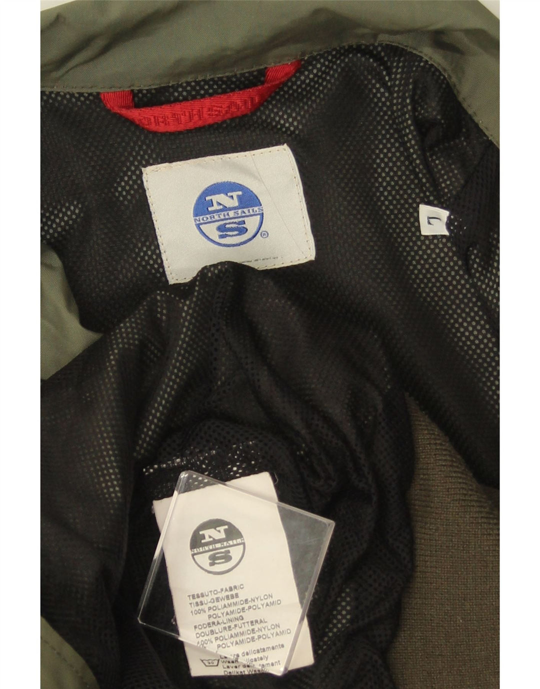 Giubbotto bomber da uomo NORTH SAILS UK 40 Large in nylon kaki