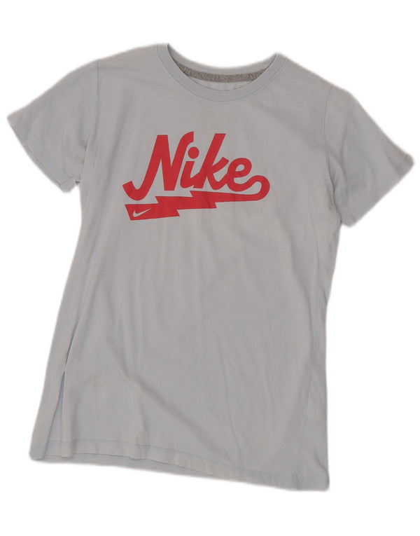 T-shirt grafica Nike per bambina 13-14 anni XL in cotone blu