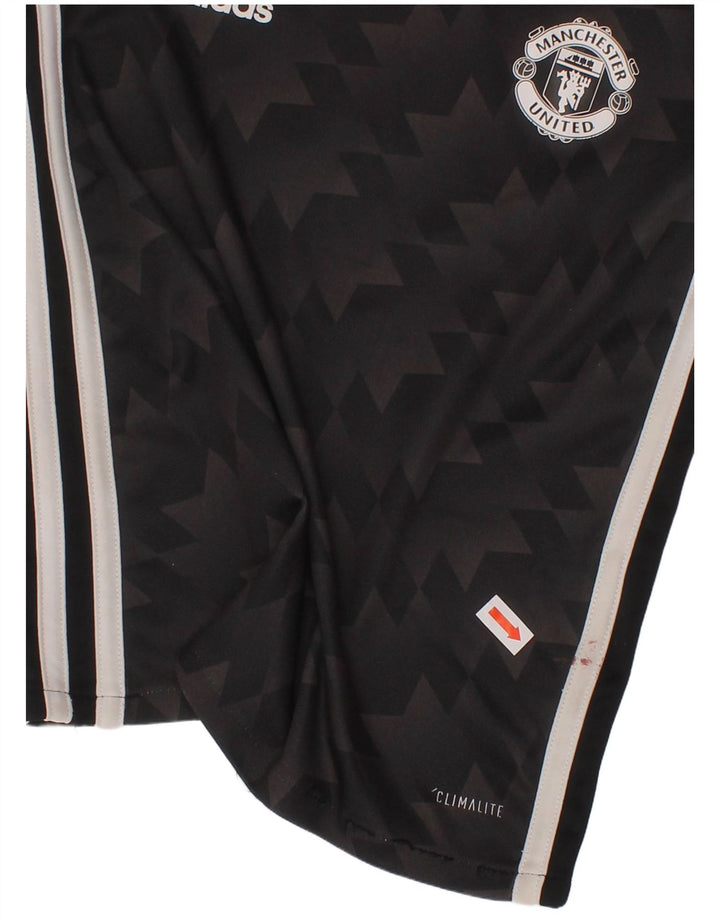 Maglietta ADIDAS da bambino con grafica Manchester United, 4-5 anni, nera