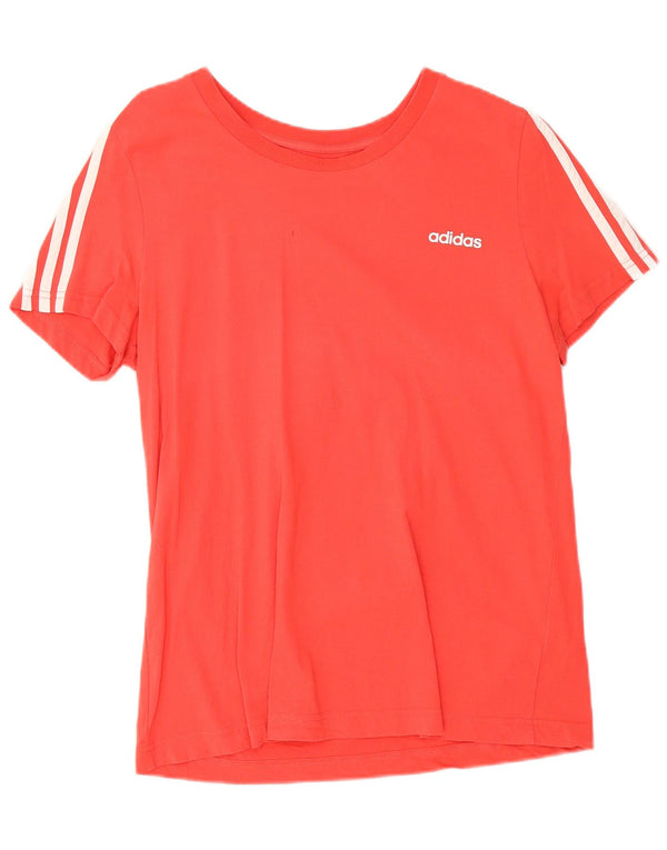 T-shirt da donna Adidas Top UK 20/22 XL rosso cotone