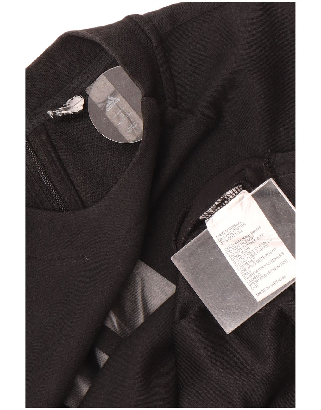 Felpa oversize grafica da donna Adidas UK 10 piccola nera