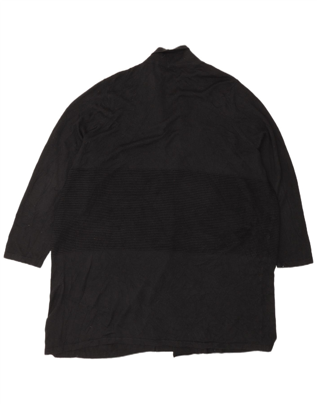 Maglione cardigan lungo autografo da donna Marks & Spencer UK 18 XL Nero