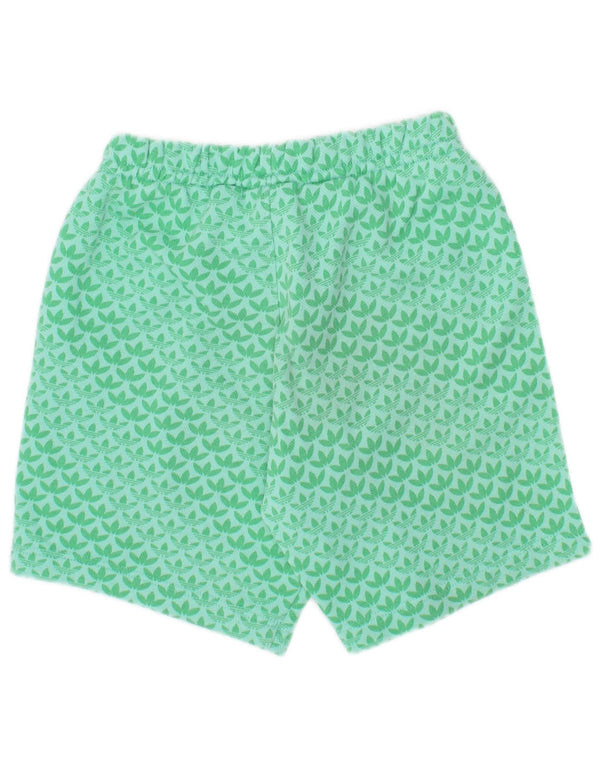 Pantaloncini sportivi Adidas per ragazze 2-3 anni in cotone verde