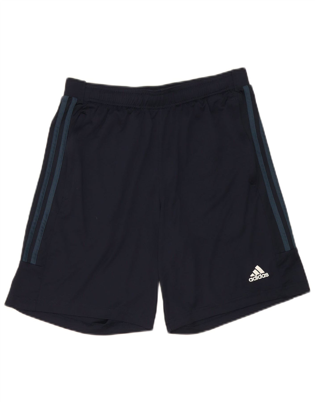 Pantaloncini sportivi Adidas Aeroready da uomo medi in poliestere blu navy