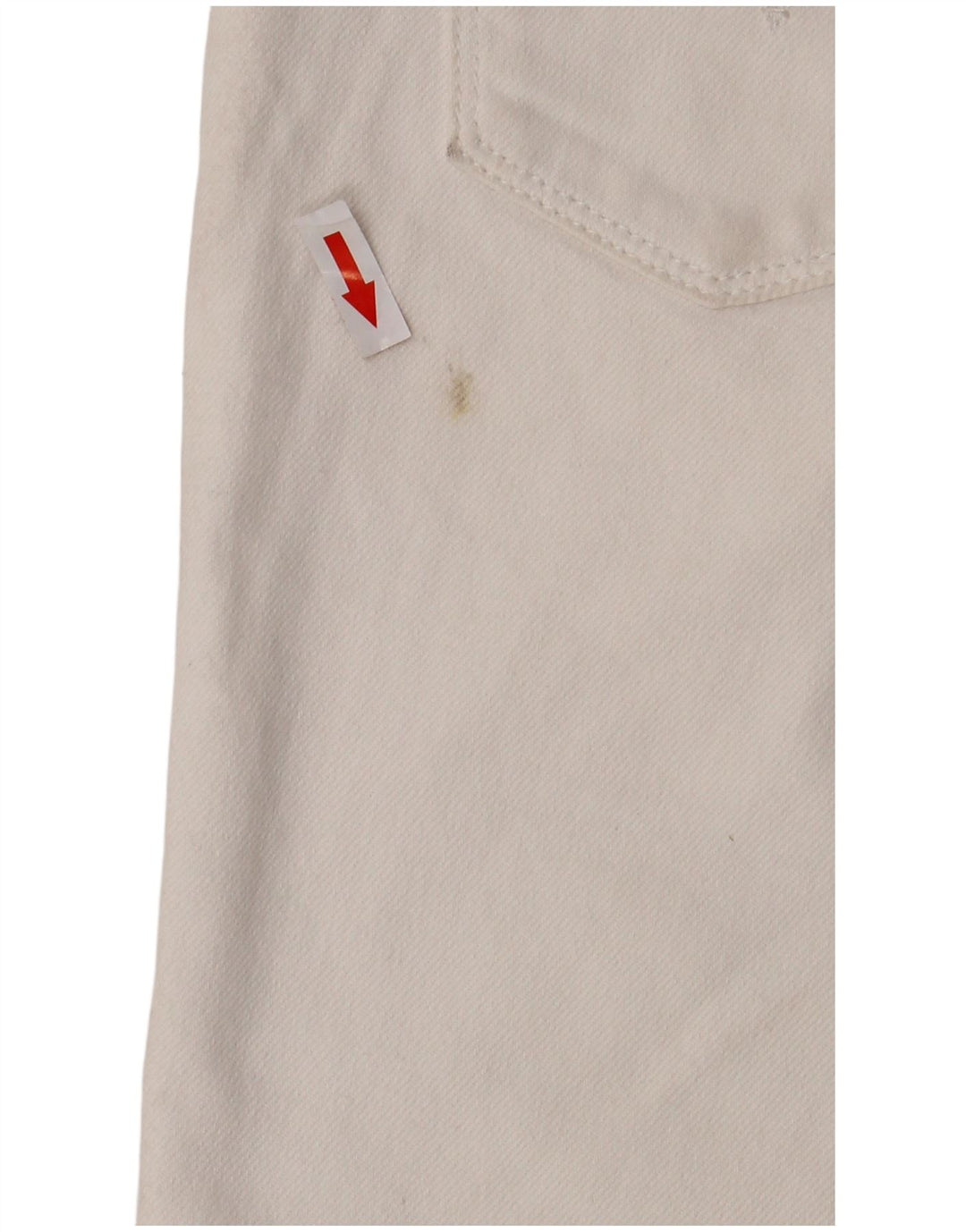 LEVI'S Jeans skinny a vita alta 721 da donna W28 L27 cotone bianco