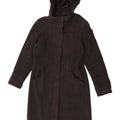 Soprabito con cappuccio da donna Topshop UK 12 Lana screziata grigio medio