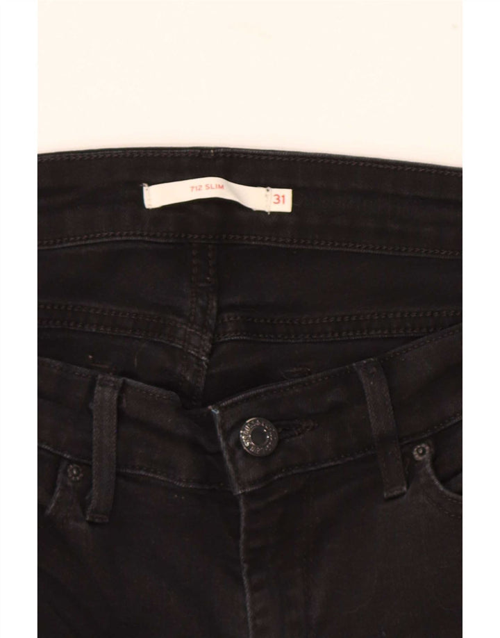 Jeans Levi's da donna 712 slim W31 L30 cotone nero