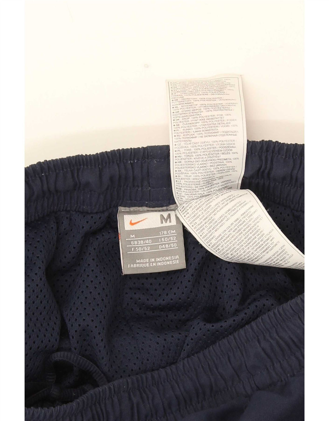 Pantaloni da tuta da uomo Nike Joggers UK 38/40 Medium Navy Blu Poliestere