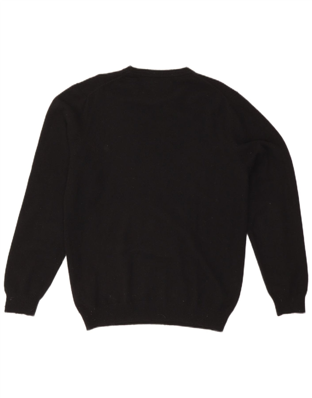 Maglione maglione girocollo da uomo Zara grande in cashmere nero