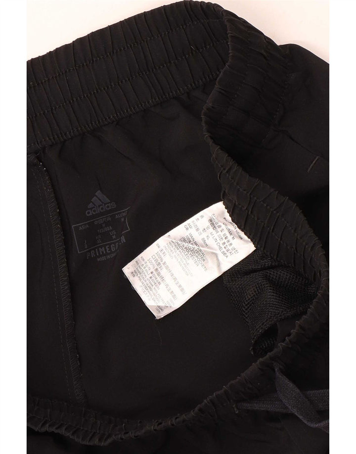 Pantaloncini sportivi Adidas da uomo con grafica media in poliestere nero