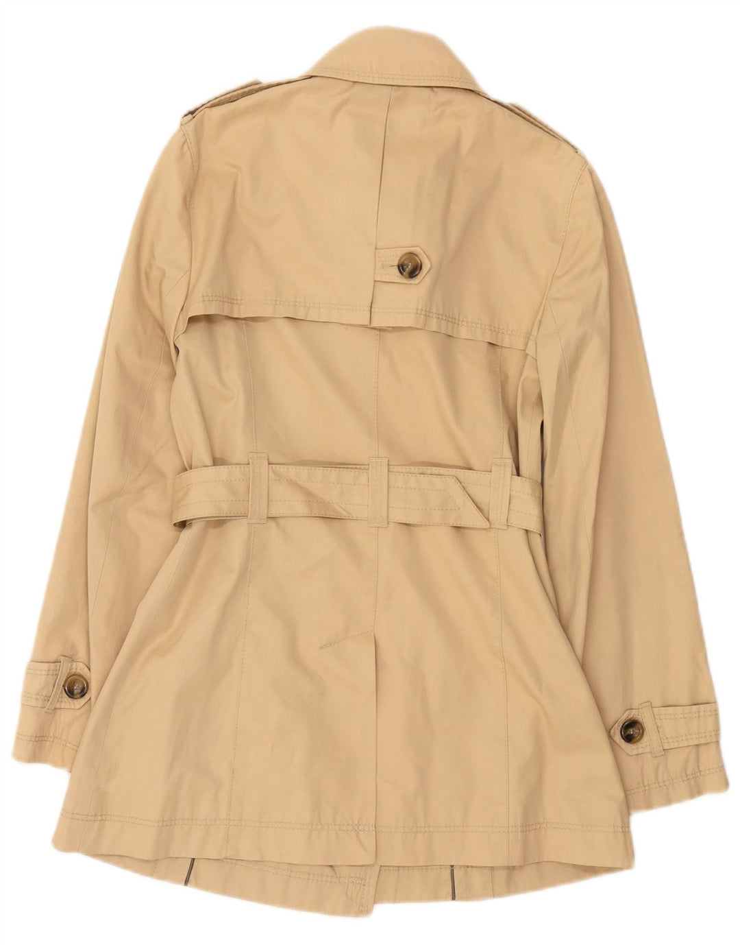 Trench da donna Massimo Dutti UK 12 Viscosa beige medio