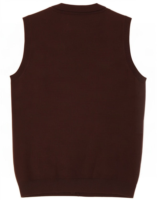Canottiera da donna Zara UK 12 in cotone marrone medio