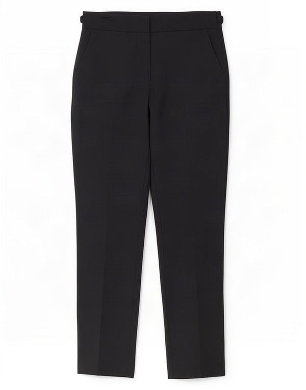 Pantaloni corti slim da donna Zara medi W30 L26 cotone blu navy