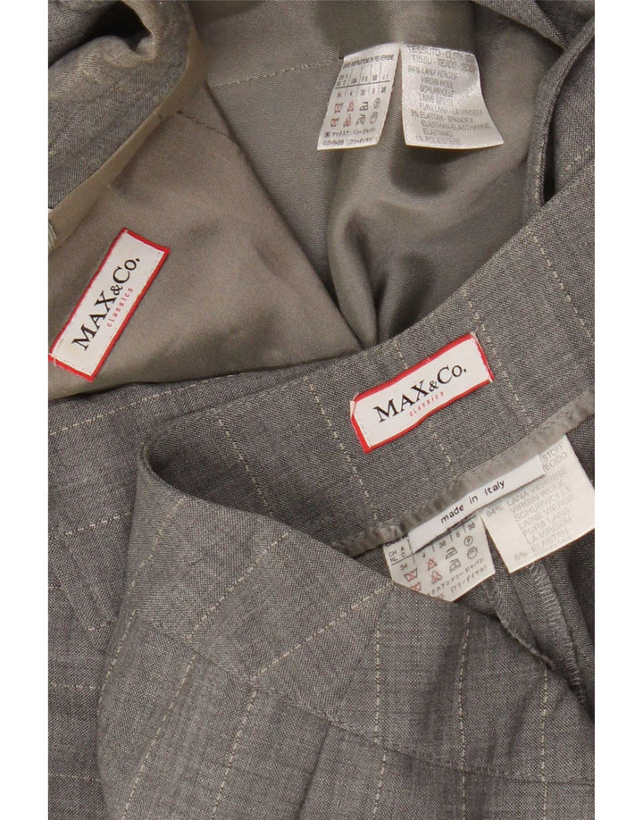 Abito da donna a 2 bottoni Max & Co. UK 6 XS W28 L31 Gessato grigio