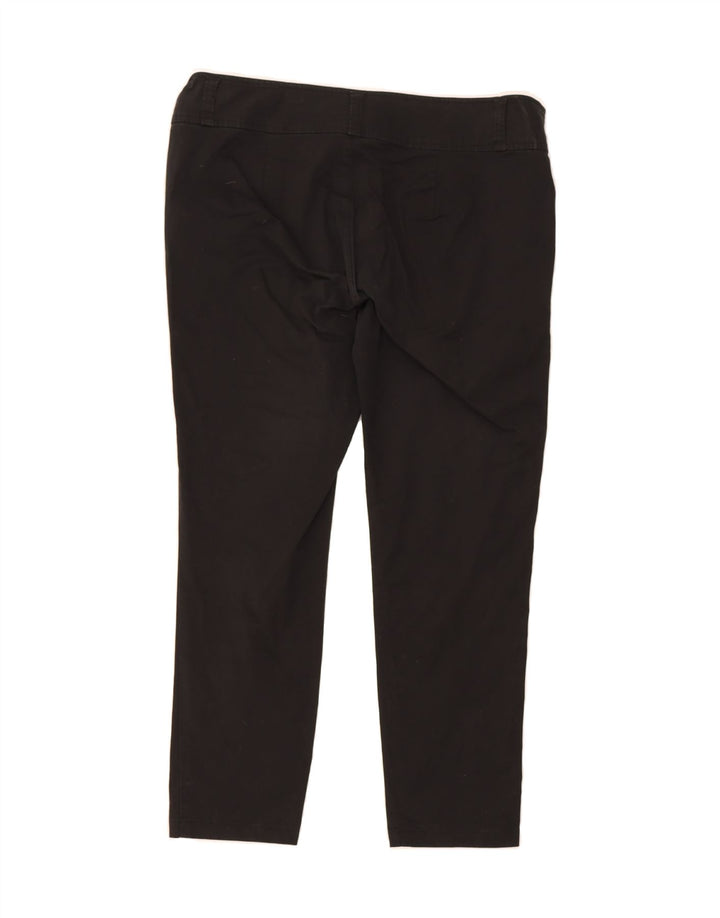 MAX & CO. Womens Slim Cropped Trousers W34 L25 Black Vintage Max & Co. and Second-Hand Max & Co. from Messina Hembry 