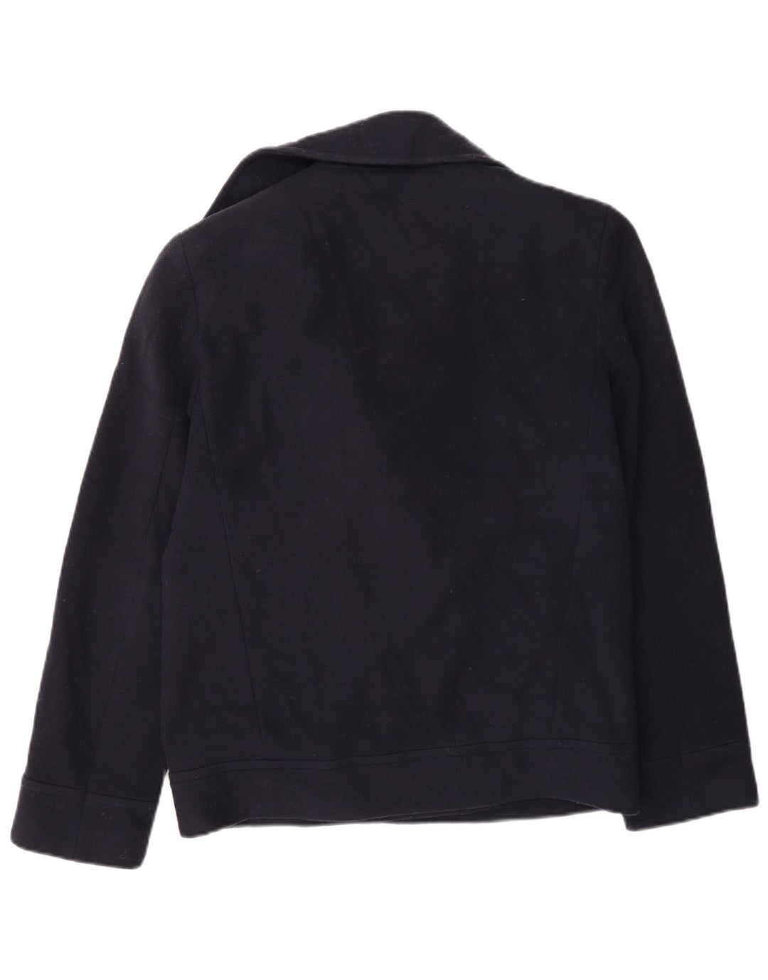 Cappotto da marinaio da donna Marks & Spencer UK 10 piccolo in lana blu navy
