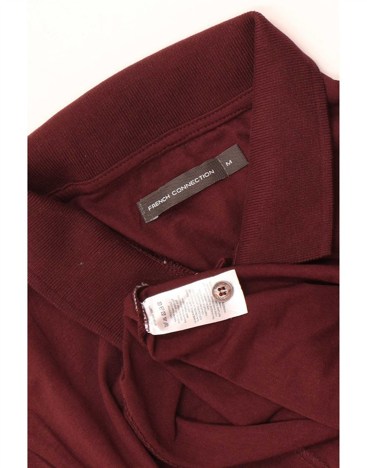 Polo da uomo French Connection in cotone marrone medio medio
