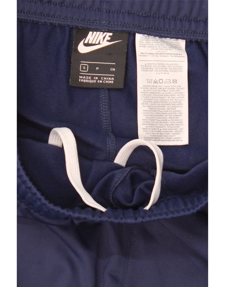 Pantaloni da tuta da uomo Nike Joggers piccoli in poliestere blu navy