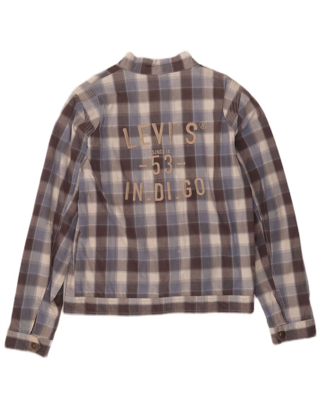 Giubbotto bomber grafico Levi's per ragazzi 13-14 anni a quadri blu
