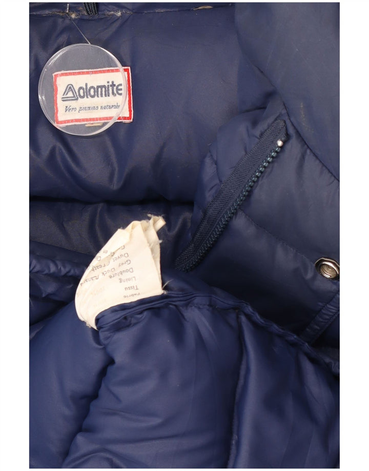 Giacca imbottita da uomo Dolomite UK 40 Large in nylon blu navy