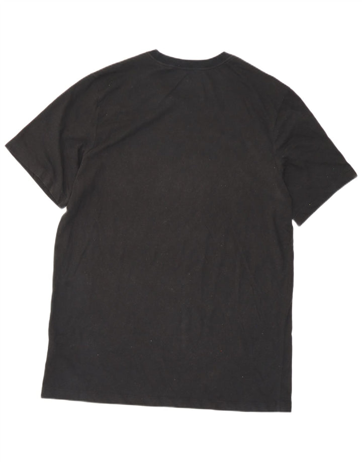T-shirt grafica Nike Dri Fit da uomo, taglia grande, nera