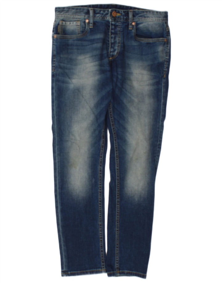 Jeans slim da uomo Jack & Jones W34 L30 cotone blu
