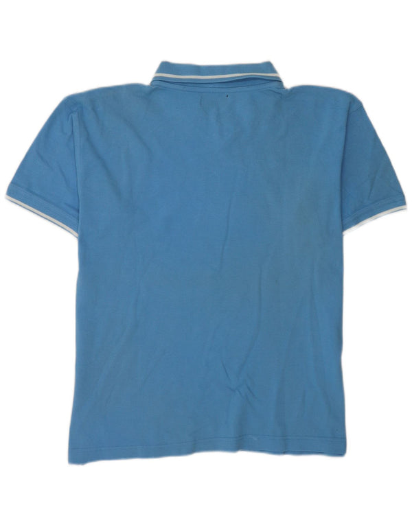 Polo da uomo Lee grande in cotone blu