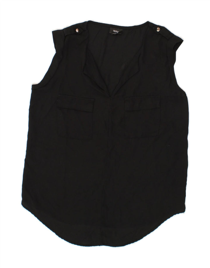 MOSSIMO Womens Sleeveless Blouse Top UK 14 Medium Black Vintage Mossimo and Second-Hand Mossimo from Messina Hembry 
