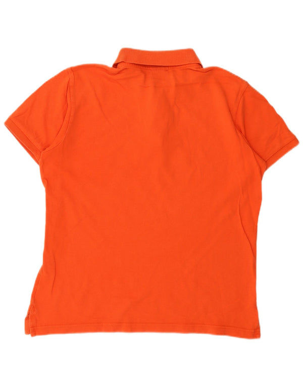 Polo da uomo North Sails in cotone arancione medio