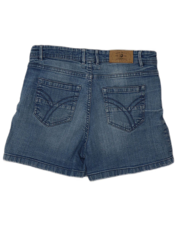 Pantaloncini di jeans slim fit da donna di Dack IT 46 Large W30 cotone blu