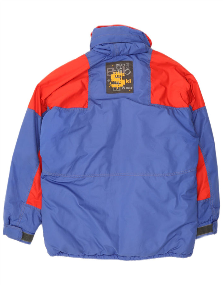 Giacca da sci da uomo vestibilità ampia con cappuccio Bailo IT 50 blu medio color block