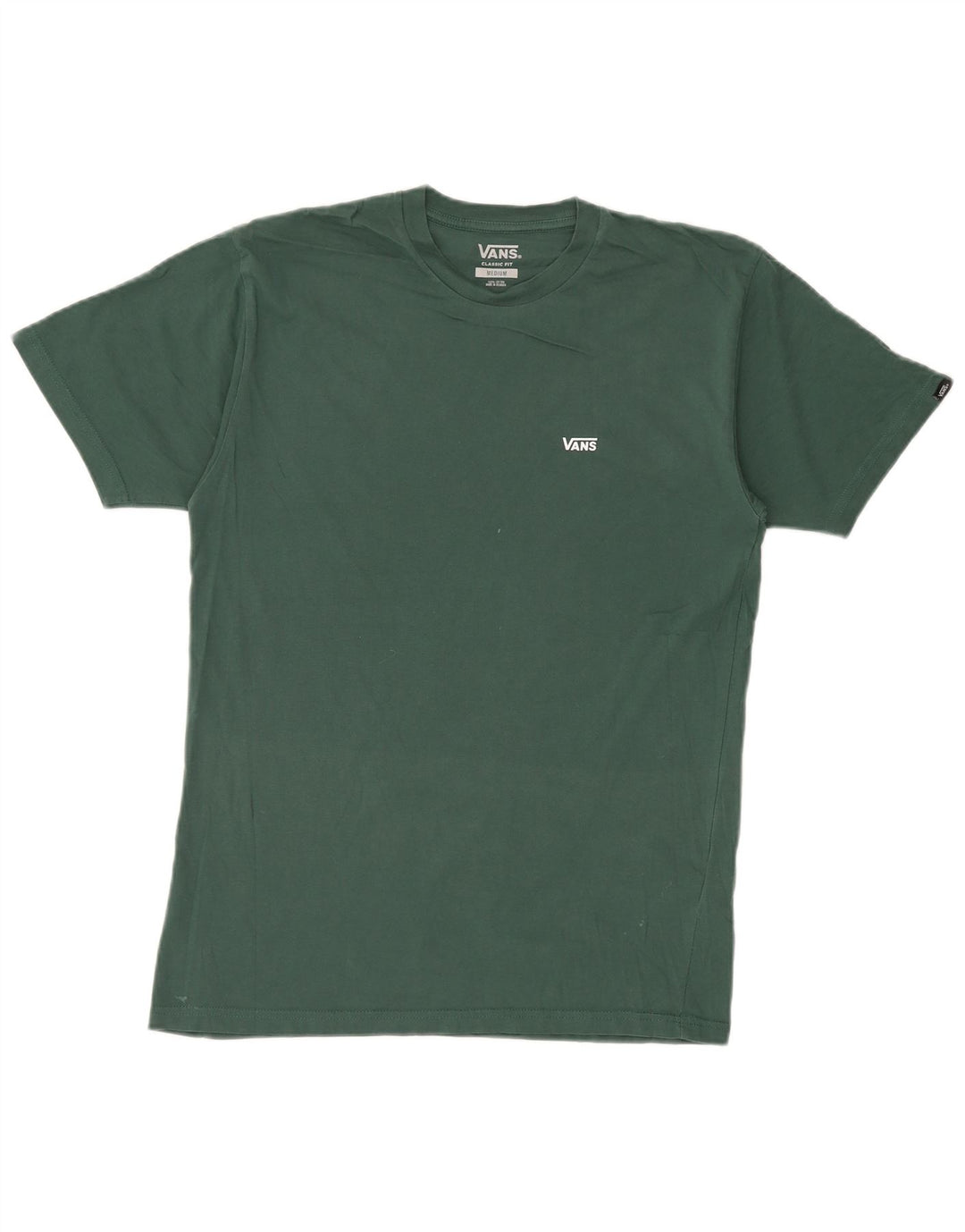 T-shirt da uomo vestibilità classica VANS Top in cotone verde medio