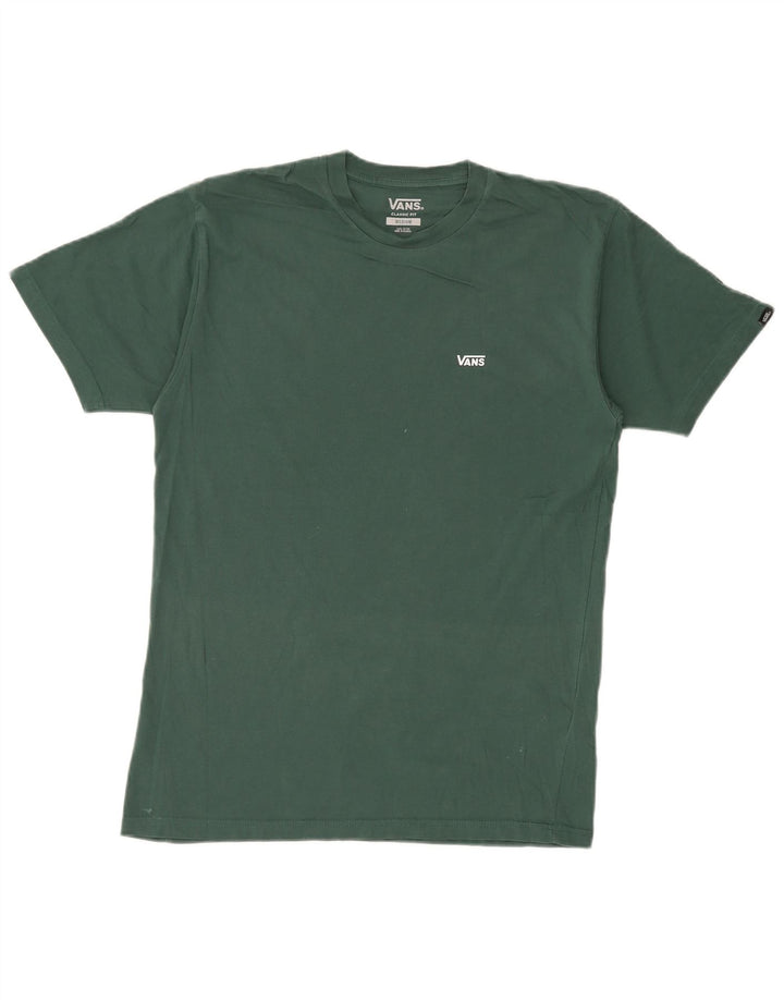 T-shirt da uomo vestibilità classica VANS Top in cotone verde medio
