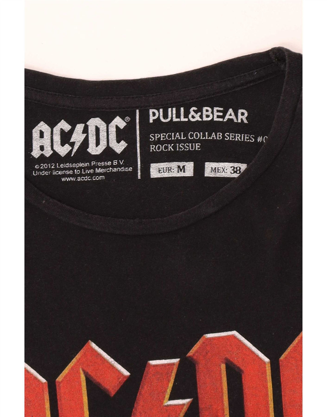 T-shirt grafica da uomo Pull & Bear, taglia media, nera