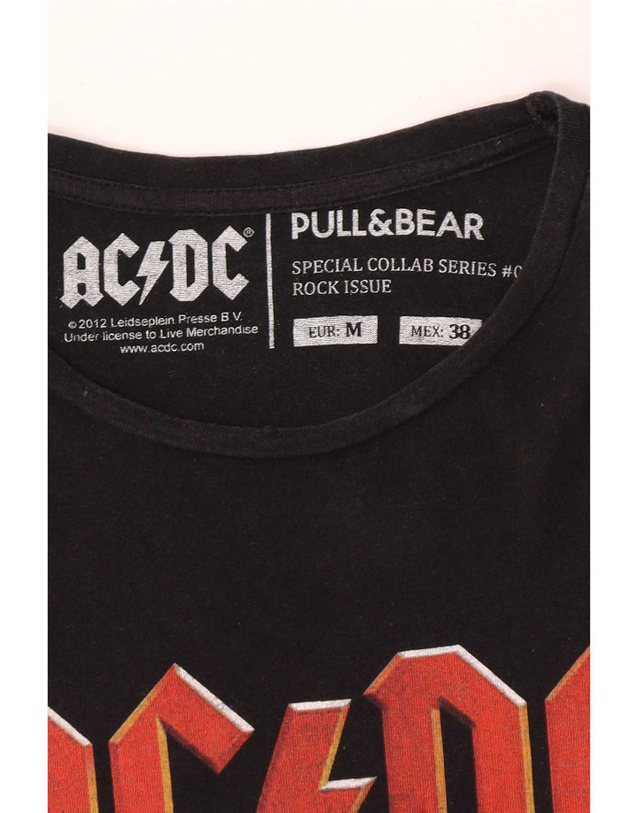 T-shirt grafica da uomo Pull & Bear, taglia media, nera