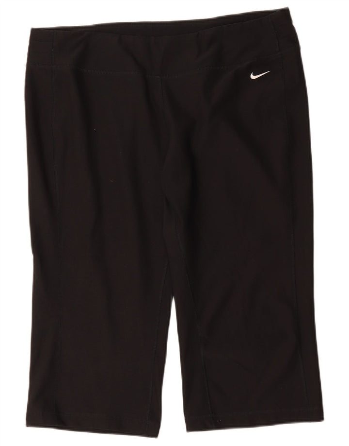 Leggings Capri da donna Nike UK 20/22 XL neri